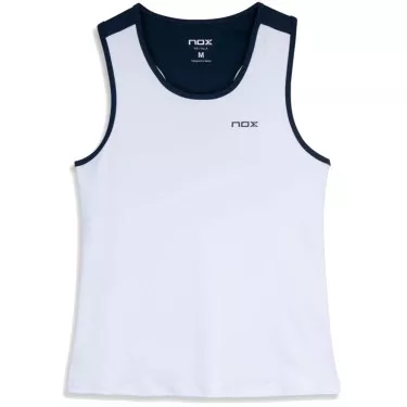 Nox Team 26 Dames Top Wit / Marineblauw