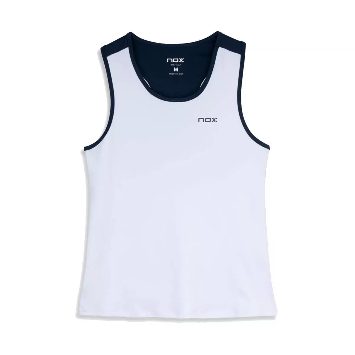Nox Team 26 Dames Top Wit / Marineblauw
