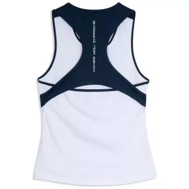 Nox Team 26 Dames Top Wit / Marineblauw