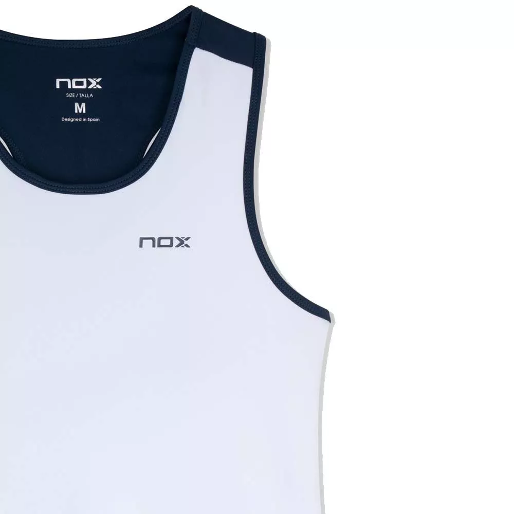Nox Team 26 Dames Top Wit / Marineblauw