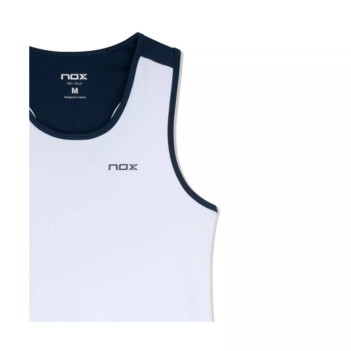Nox Team 26 Dames Top Wit / Marineblauw