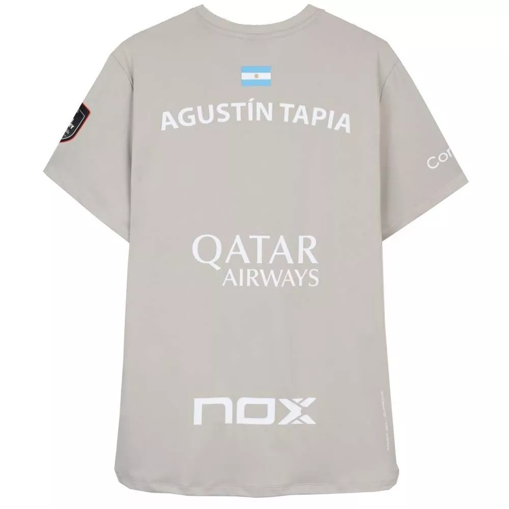 T-shirt Nox AT10 Agustín Tapia 2026 Gris