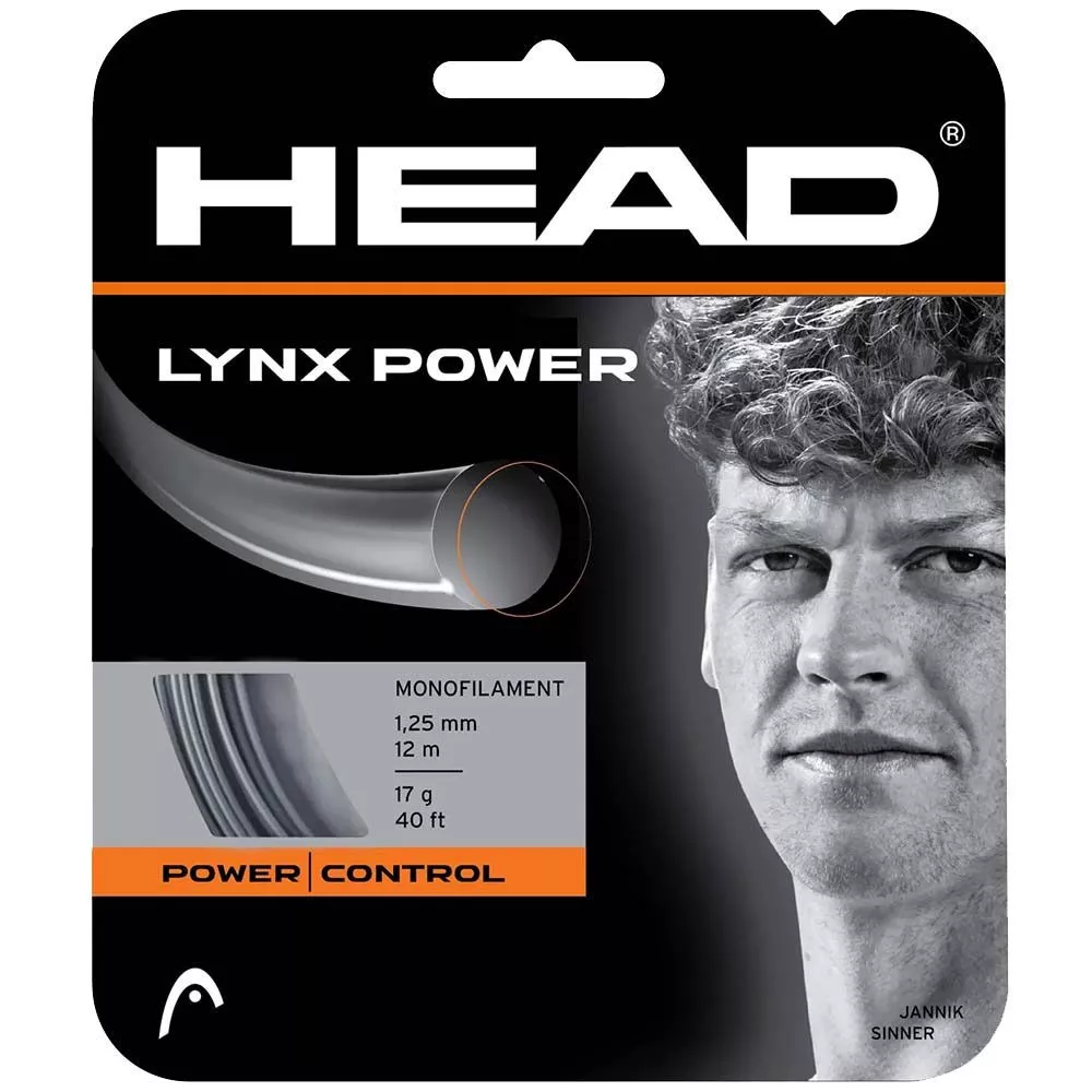 Head Lynx Power Tennissnaren Grijs 12m