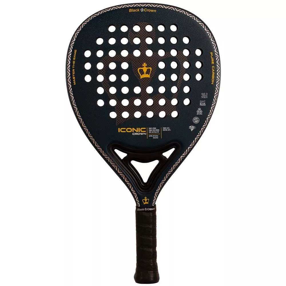 Padelracket Black Crown Iconic Crown