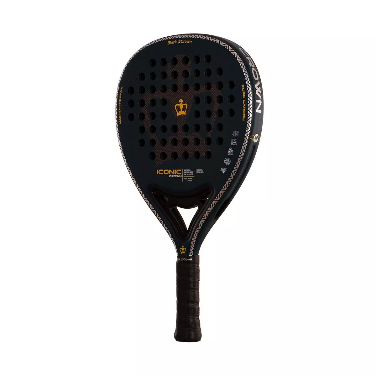 Padelracket Black Crown Iconic Crown