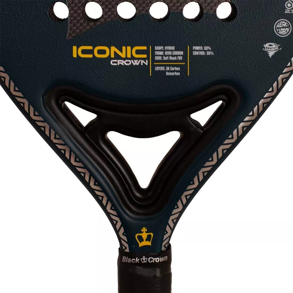 Padelracket Black Crown Iconic Crown