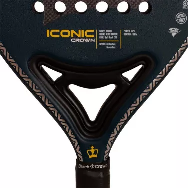 Padelracket Black Crown Iconic Crown