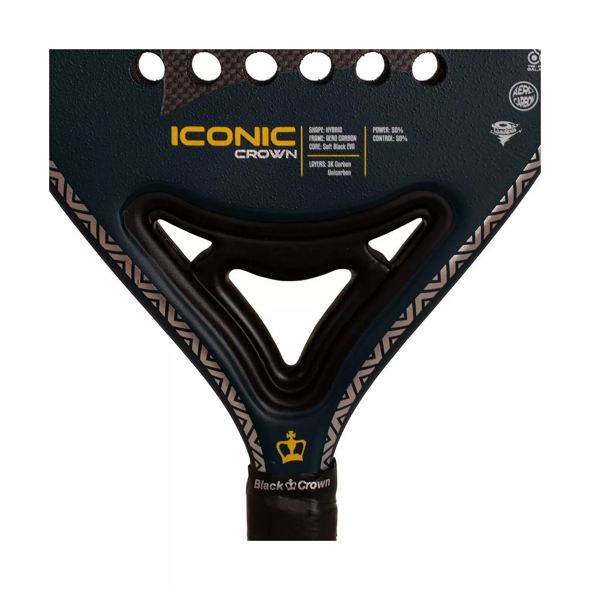 Padelracket Black Crown Iconic Crown
