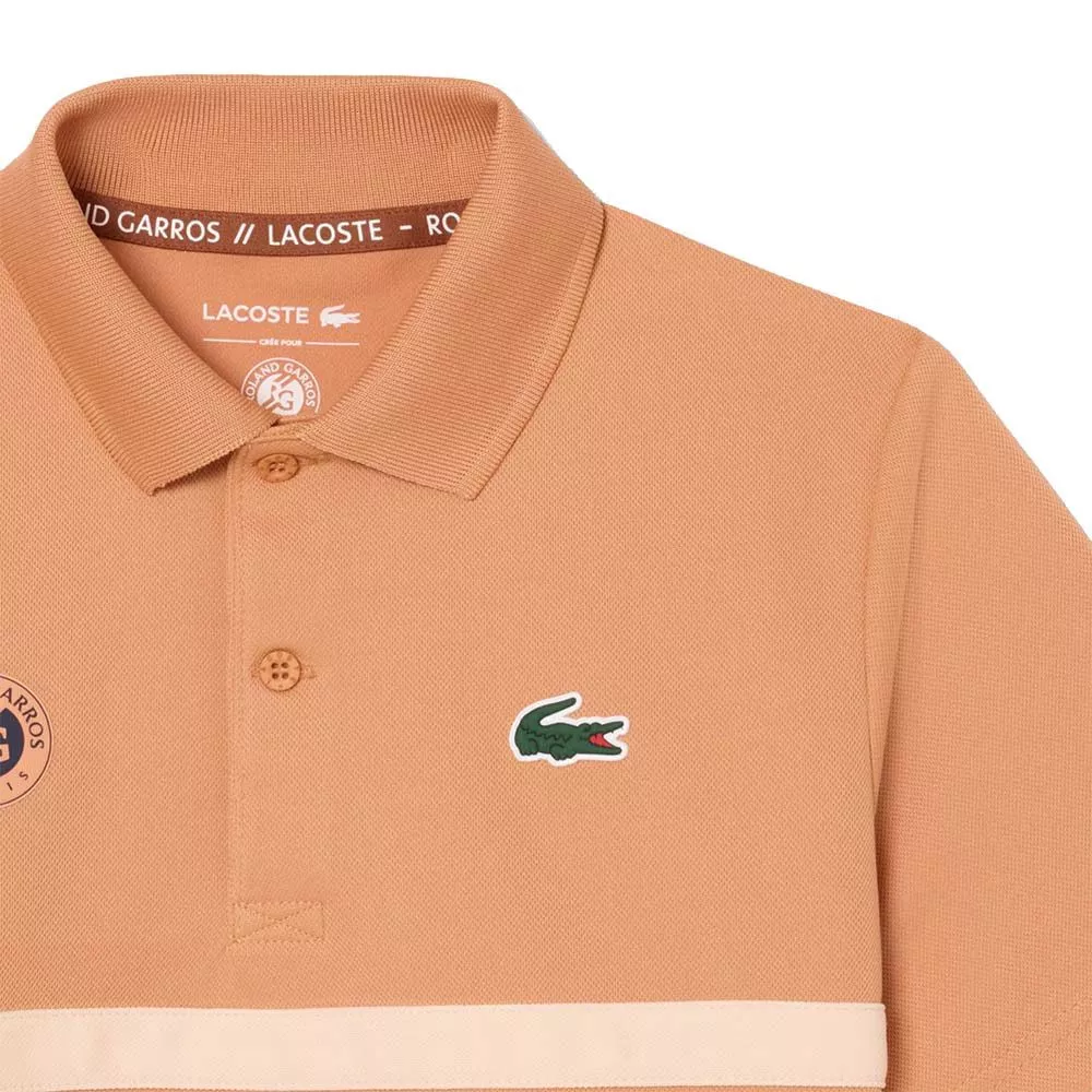 Polo Lacoste Roland Garros Ramasseur de balles Junior Orange