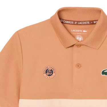 Polo Lacoste Roland Garros Ramasseur de balles Junior Orange