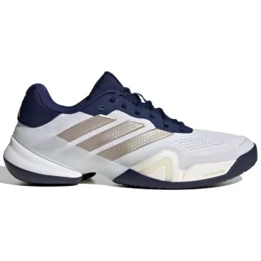 Chaussures Adidas Barricade 14 Blanc / Bleu marine