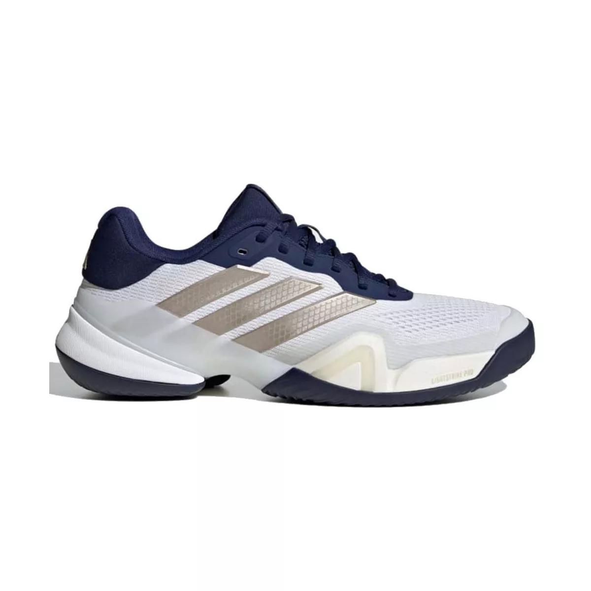 Chaussures Adidas Barricade 14 Blanc / Bleu marine