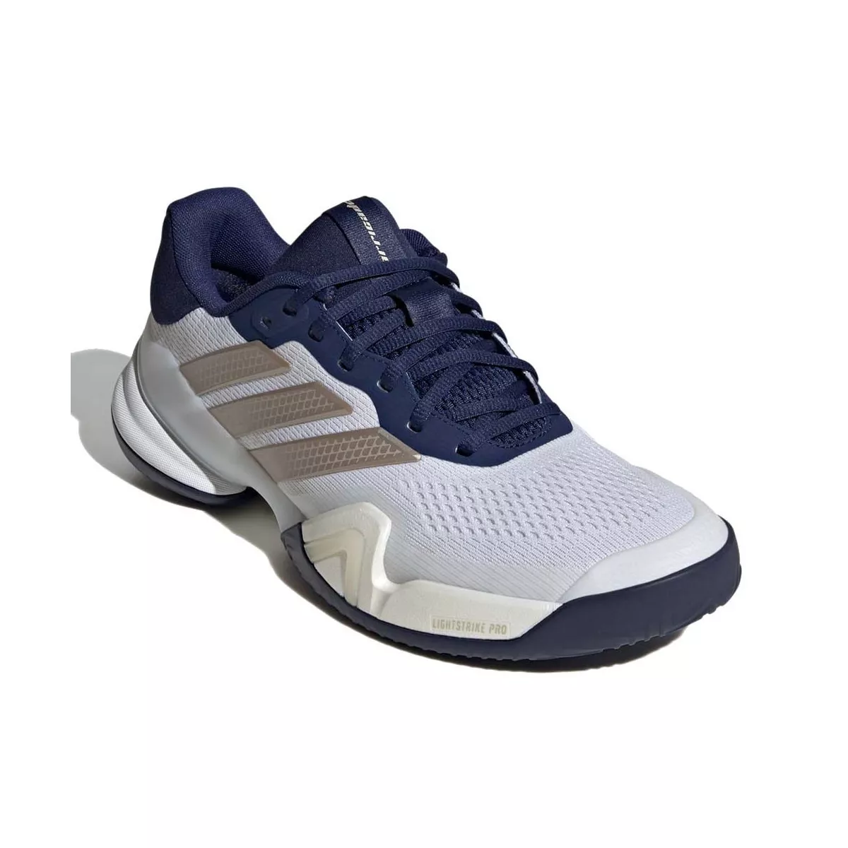 Chaussures Adidas Barricade 14 Blanc / Bleu marine