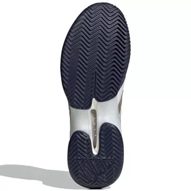 Chaussures Adidas Barricade 14 Blanc / Bleu marine