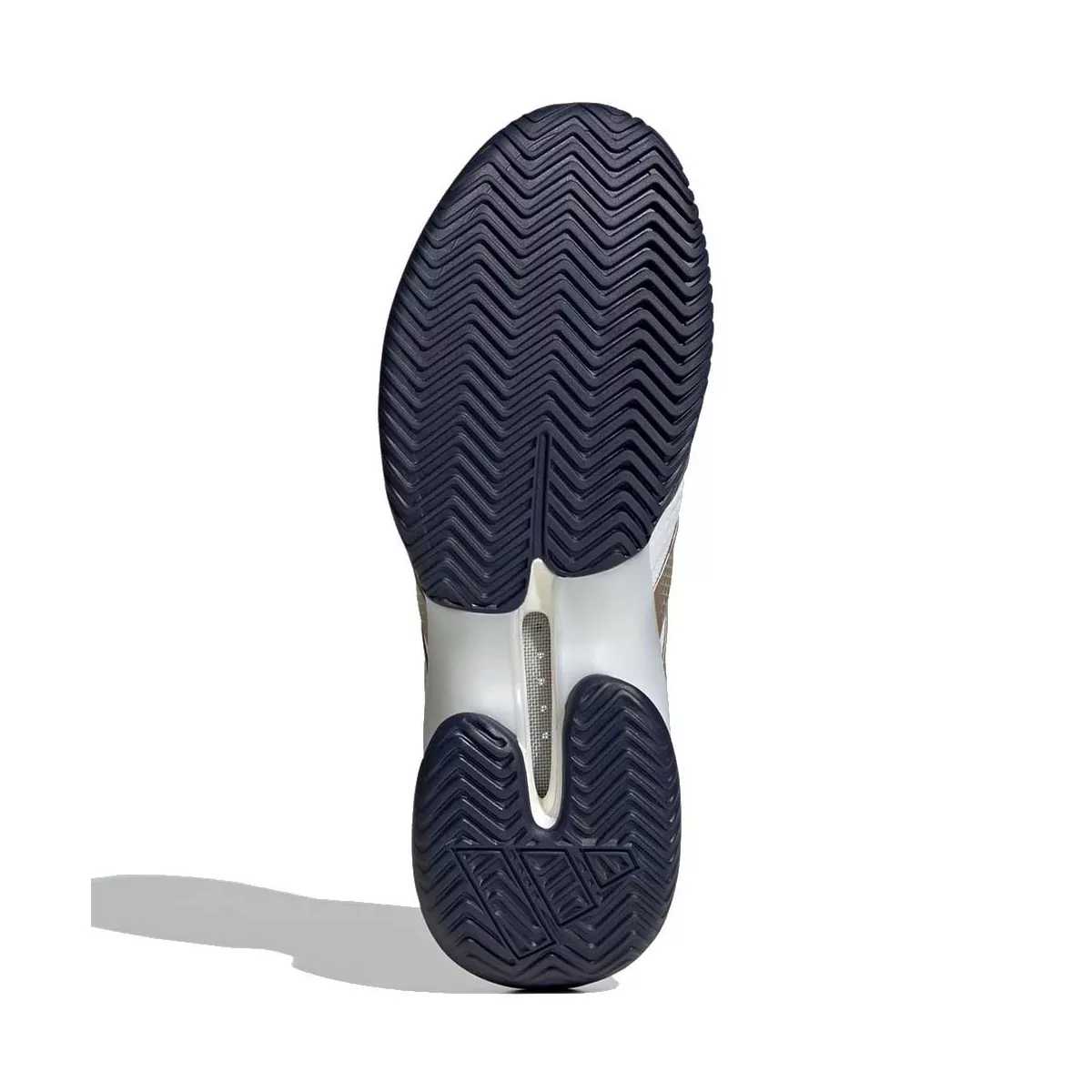 Chaussures Adidas Barricade 14 Blanc / Bleu marine
