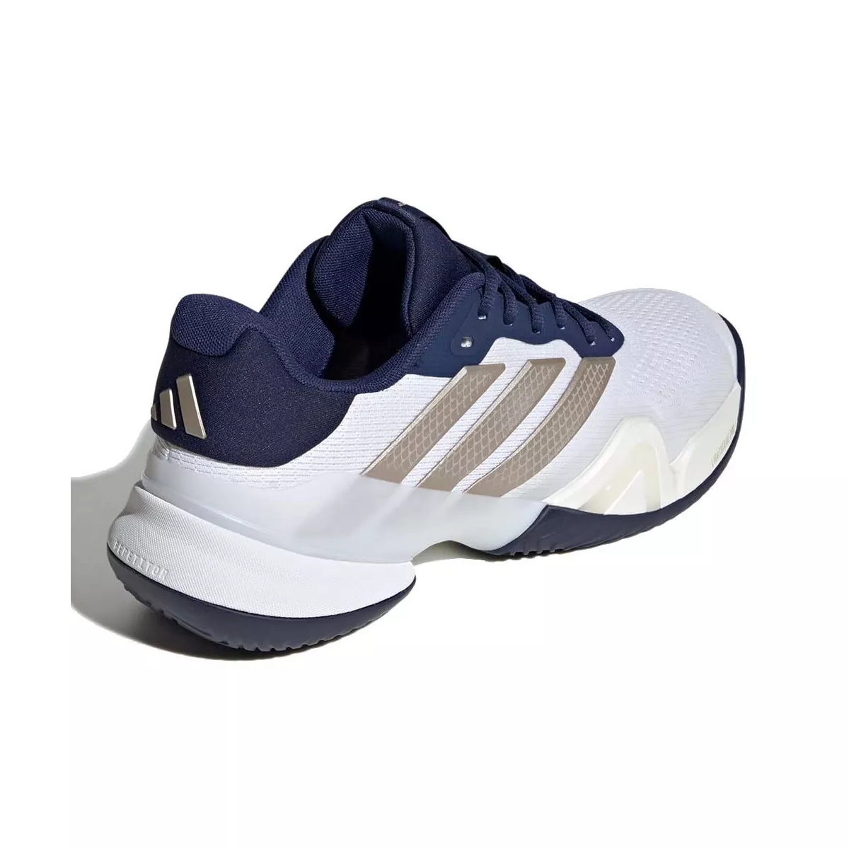 Chaussures Adidas Barricade 14 Blanc / Bleu marine