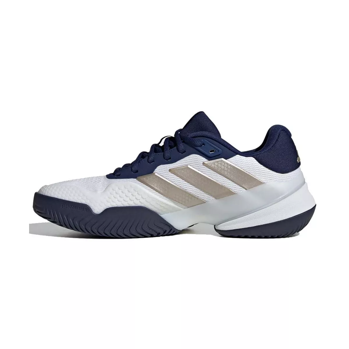 Chaussures Adidas Barricade 14 Blanc / Bleu marine