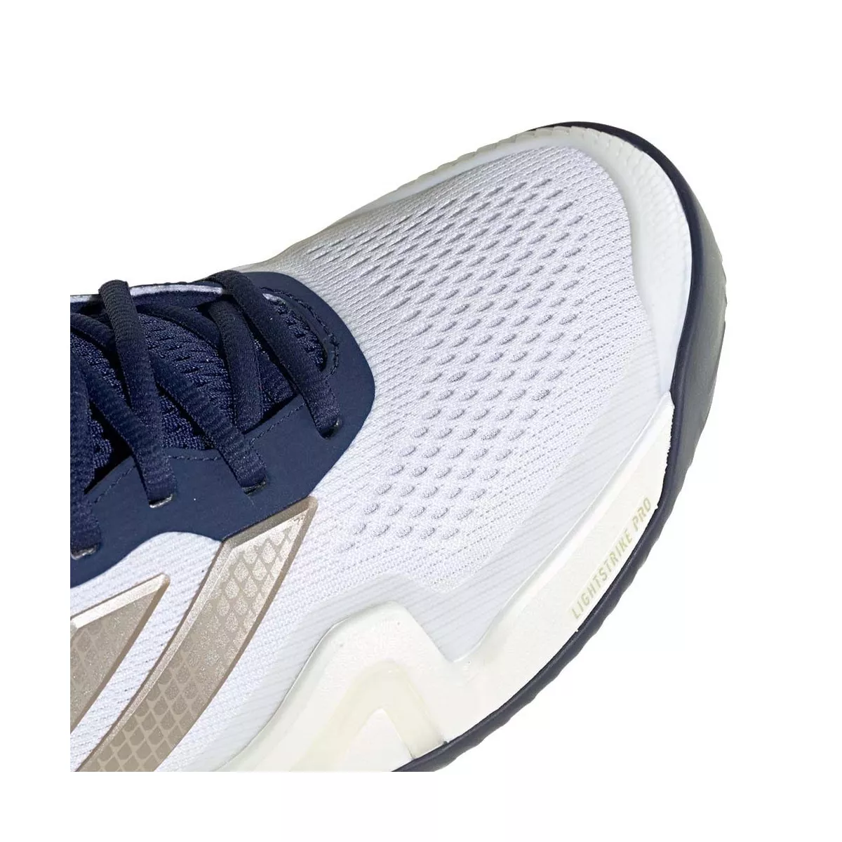 Chaussures Adidas Barricade 14 Blanc / Bleu marine