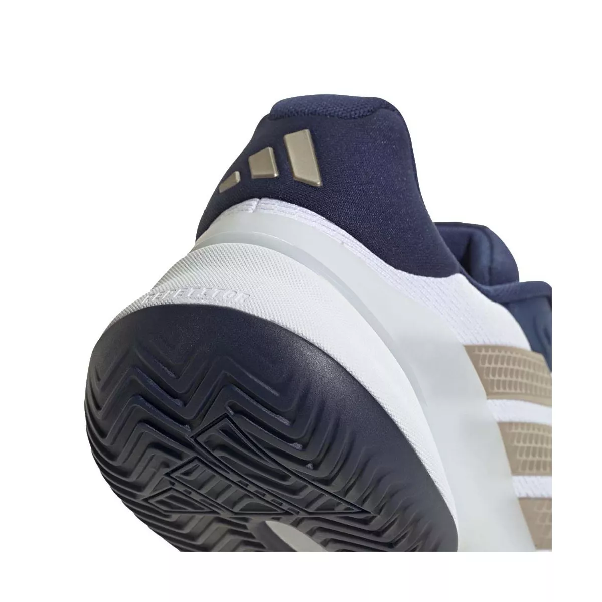 Chaussures Adidas Barricade 14 Blanc / Bleu marine