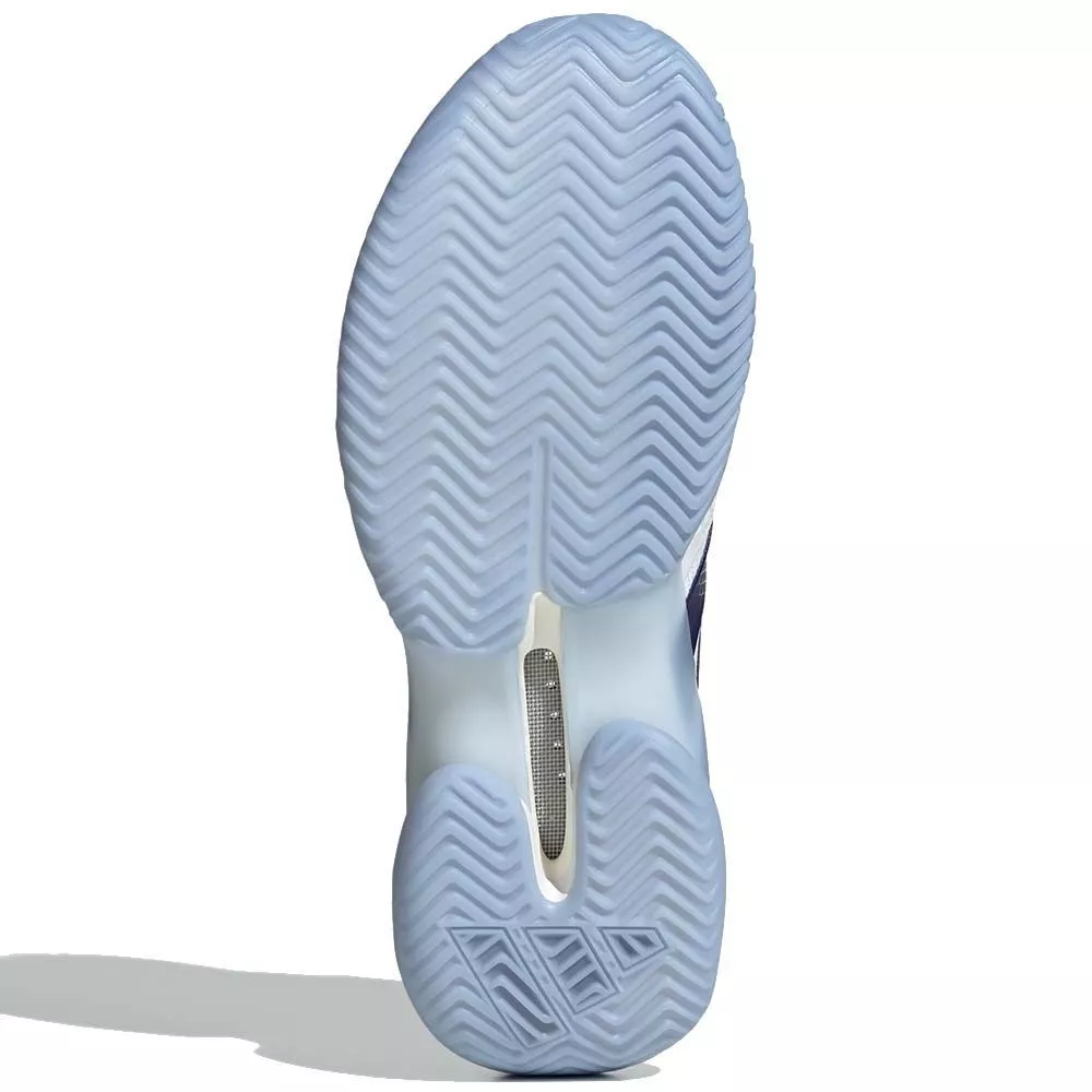 Chaussures Adidas Barricade 14 Femme Blanc / Bleu