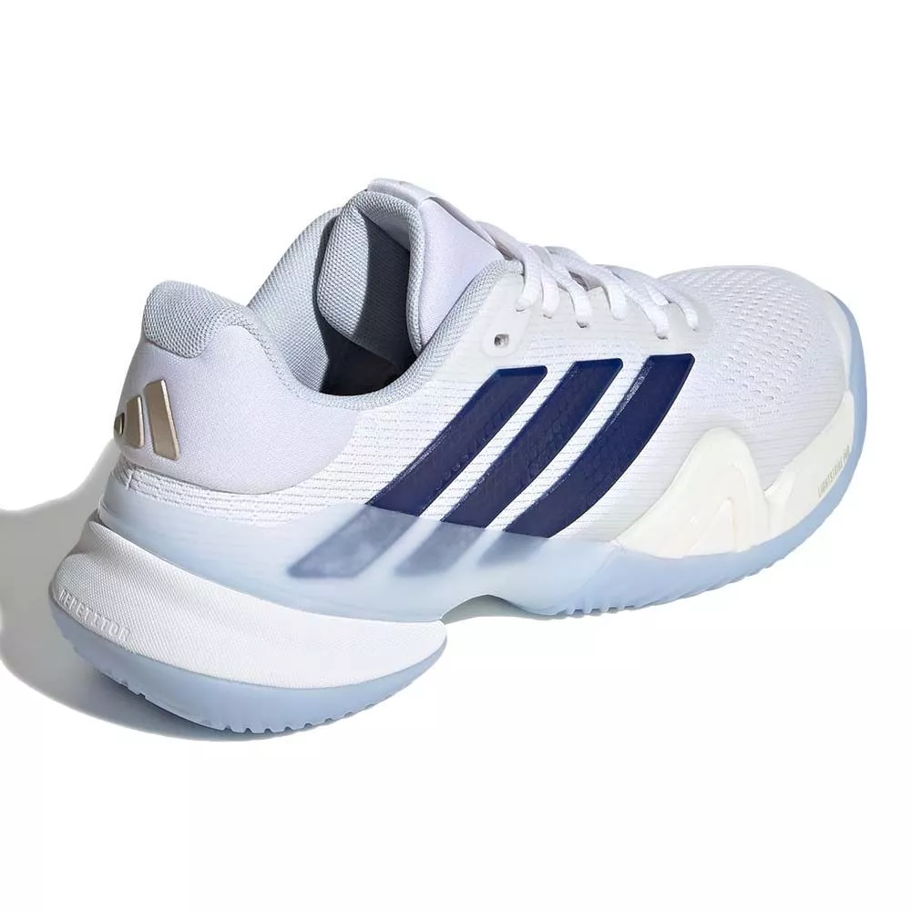Chaussures Adidas Barricade 14 Femme Blanc / Bleu