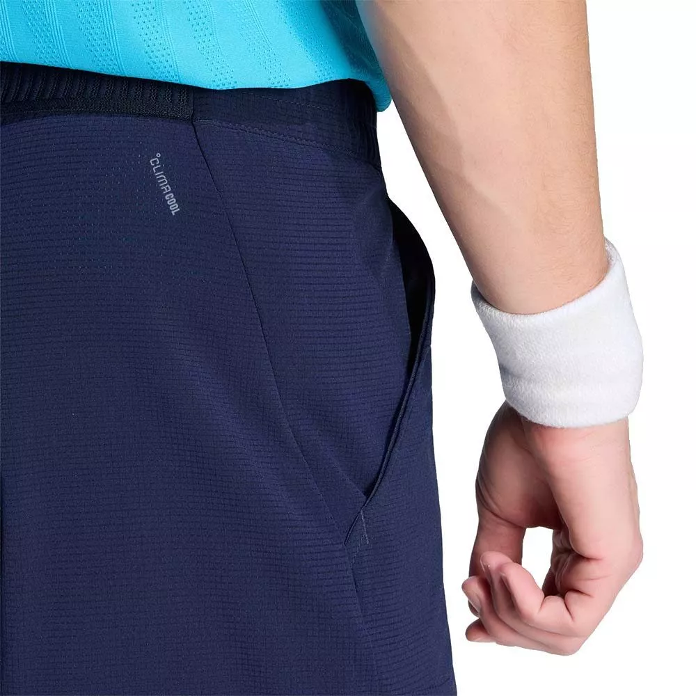 Adidas Ergo 18cm Climacool Tennisshort Donkerblauw