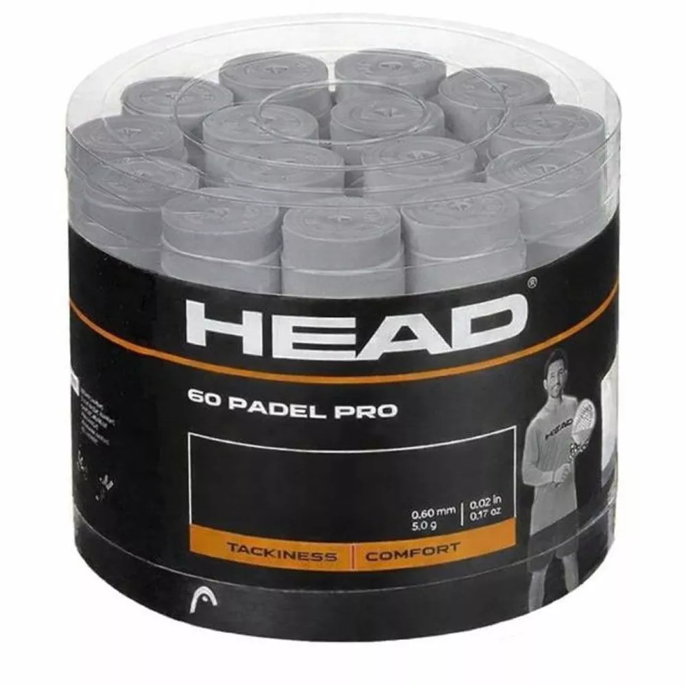 Doos Overgrips Head Padel Pro Grijs x 60