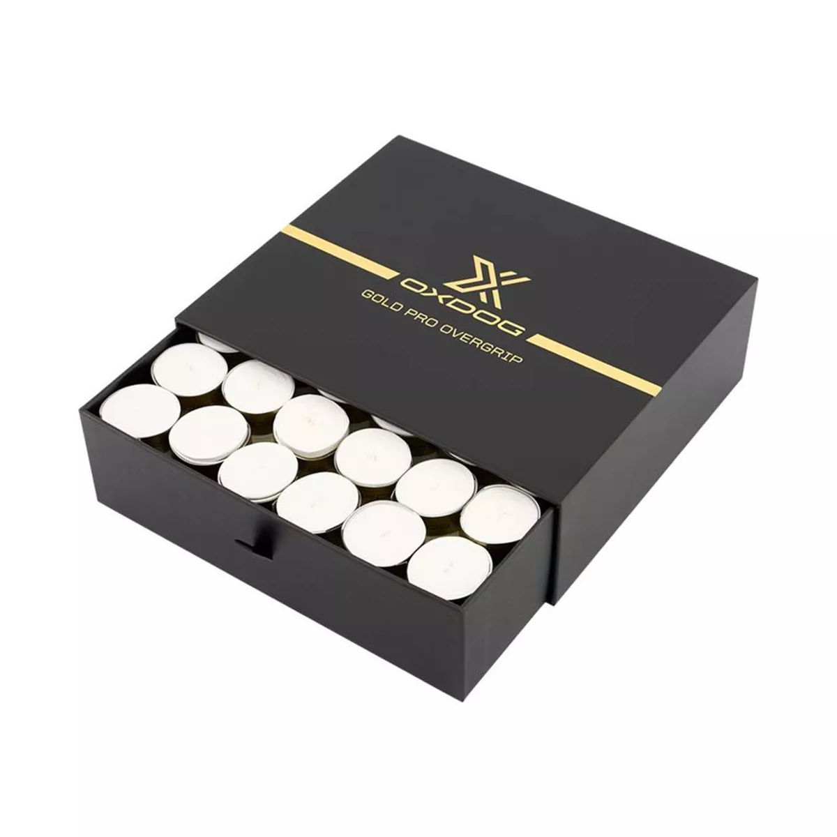 Oxdog Gold Pro Overgrips Wit x 60