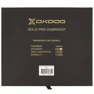 Oxdog Gold Pro Overgrips Wit x 60