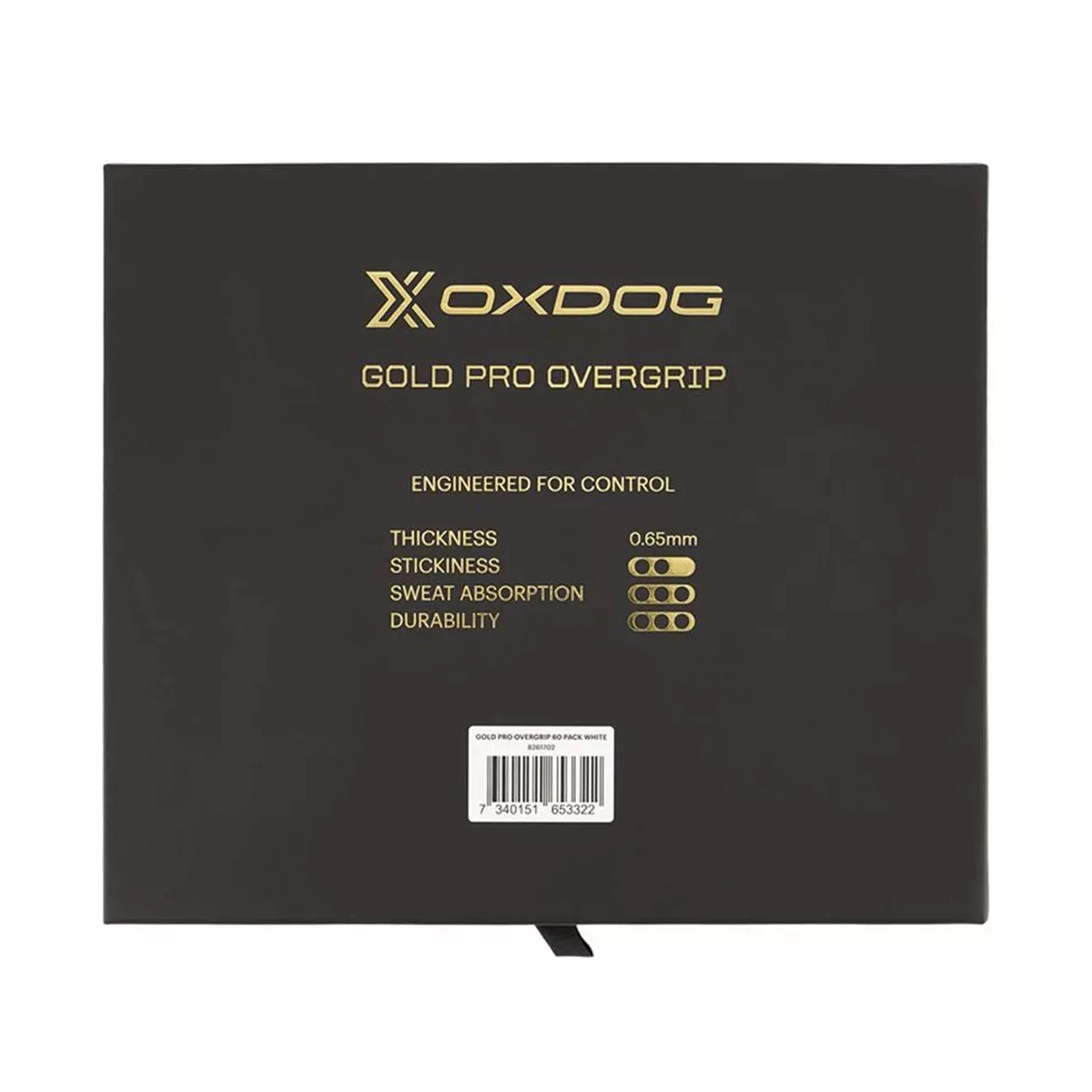 Oxdog Gold Pro Overgrips Wit x 60