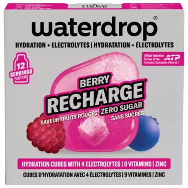 Waterdrop Recharge Rode Vruchten x12