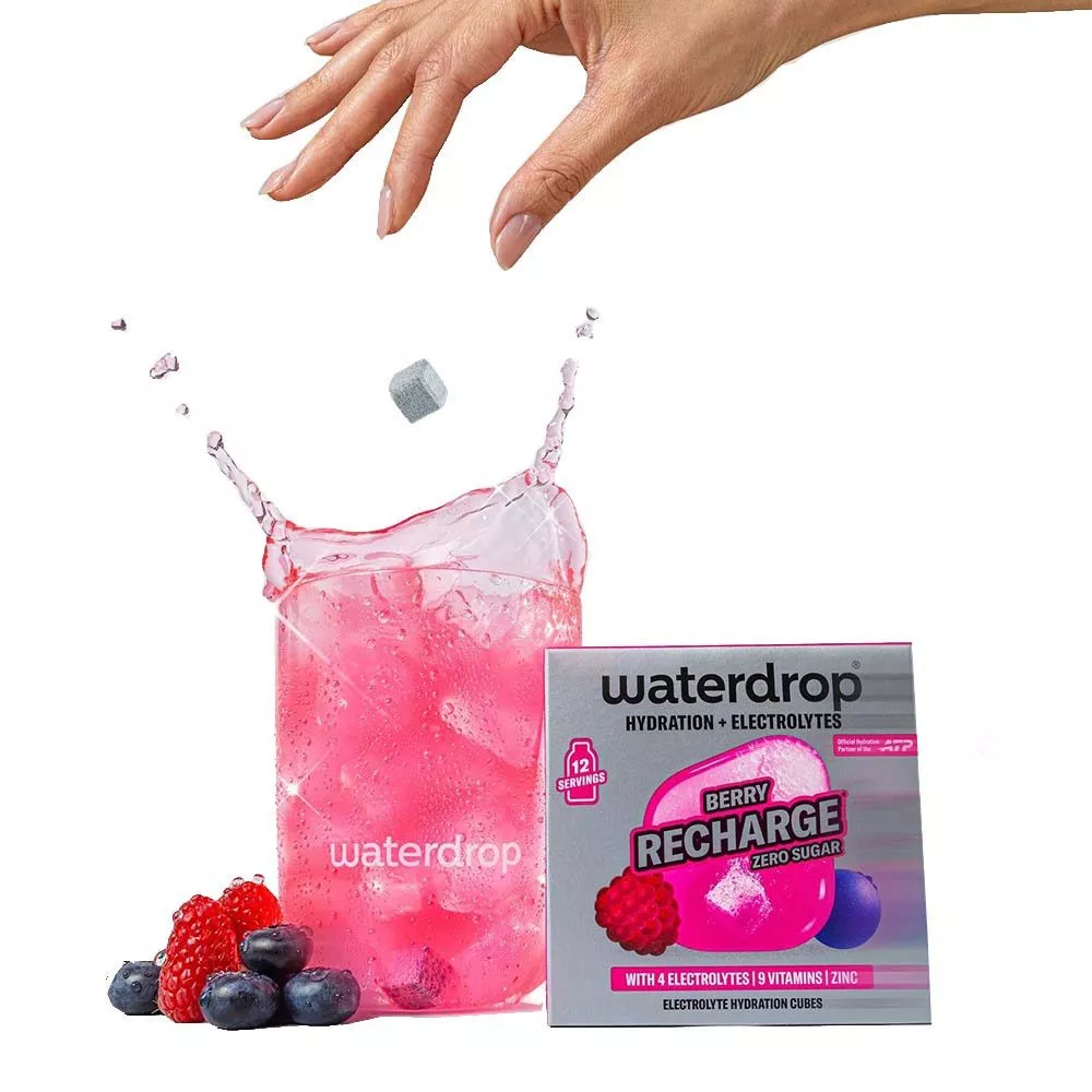 Waterdrop Recharge Rode Vruchten x12