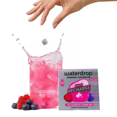 Waterdrop Recharge Rode Vruchten x12