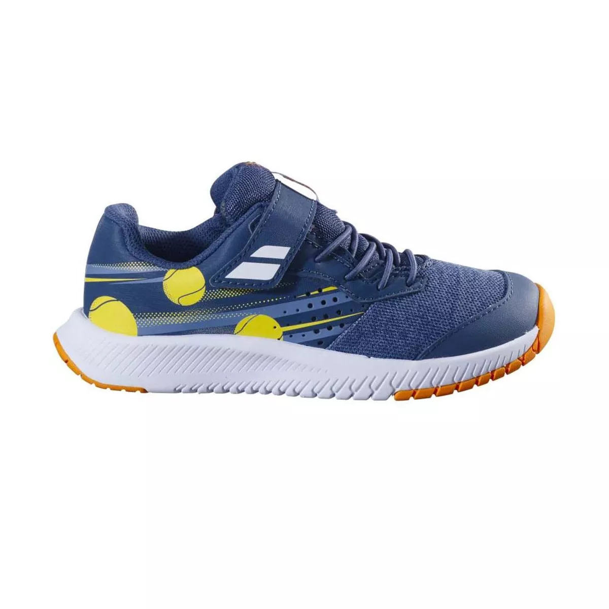 Chaussures Babolat Pulsion Kid All Court Junior Bleu / Orange