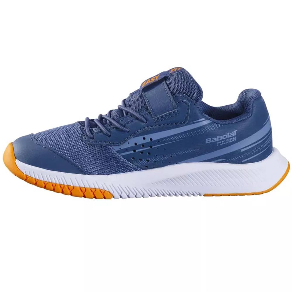 Chaussures Babolat Pulsion Kid All Court Junior Bleu / Orange