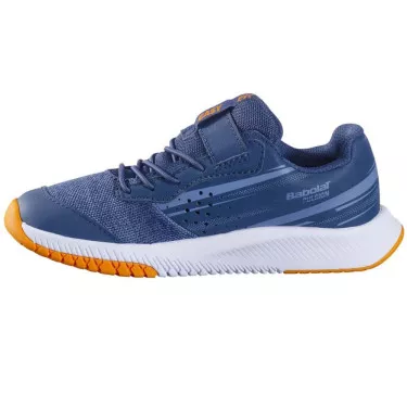 Chaussures Babolat Pulsion Kid All Court Junior Bleu / Orange