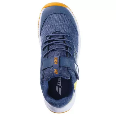 Chaussures Babolat Pulsion Kid All Court Junior Bleu / Orange