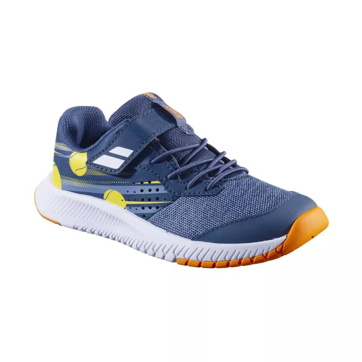 Chaussures Babolat Pulsion Kid All Court Junior Bleu / Orange
