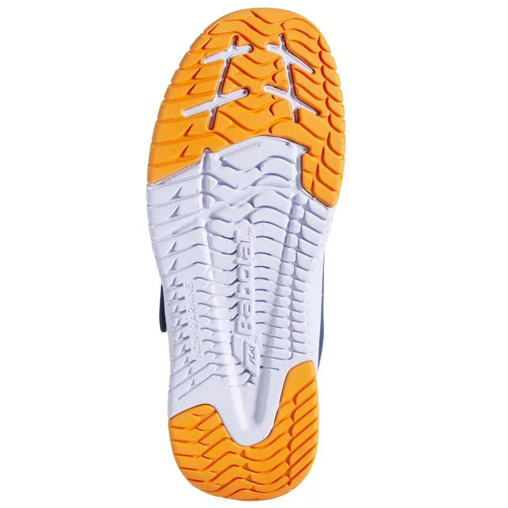 Chaussures Babolat Pulsion Kid All Court Junior Bleu / Orange