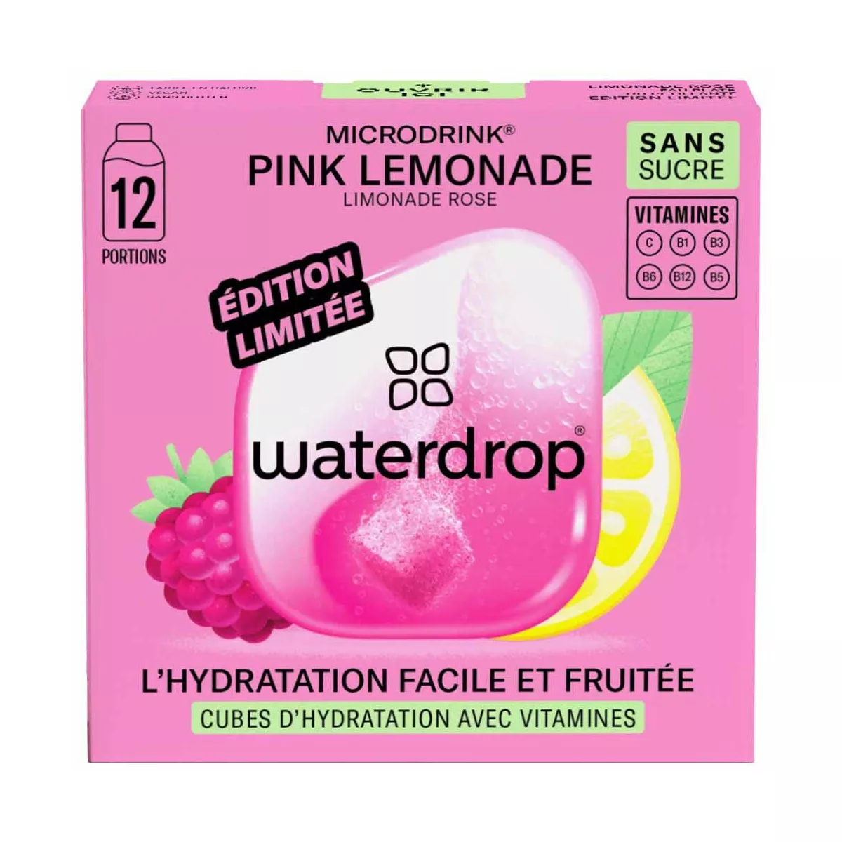 Waterdrop Microdrink Pink Lemonade x12