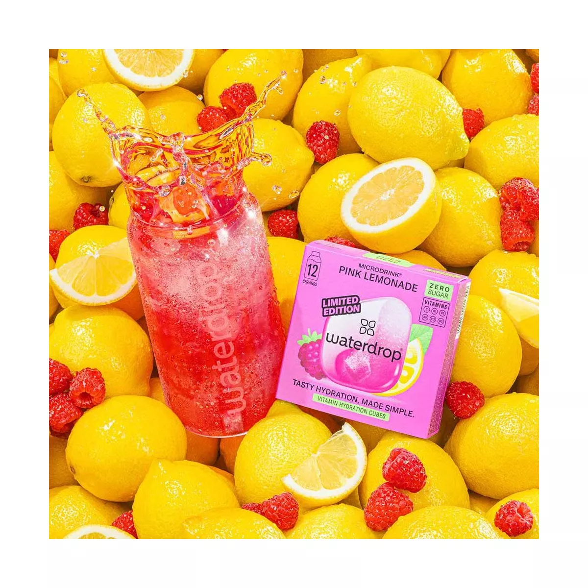 Waterdrop Microdrink Pink Lemonade x12