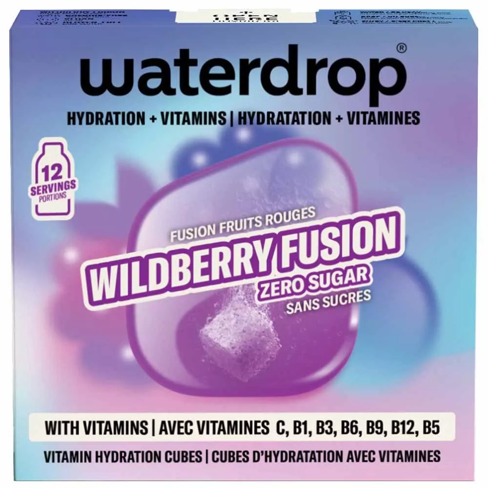 Waterdrop Microdrink Rode Vruchten Fusion x12