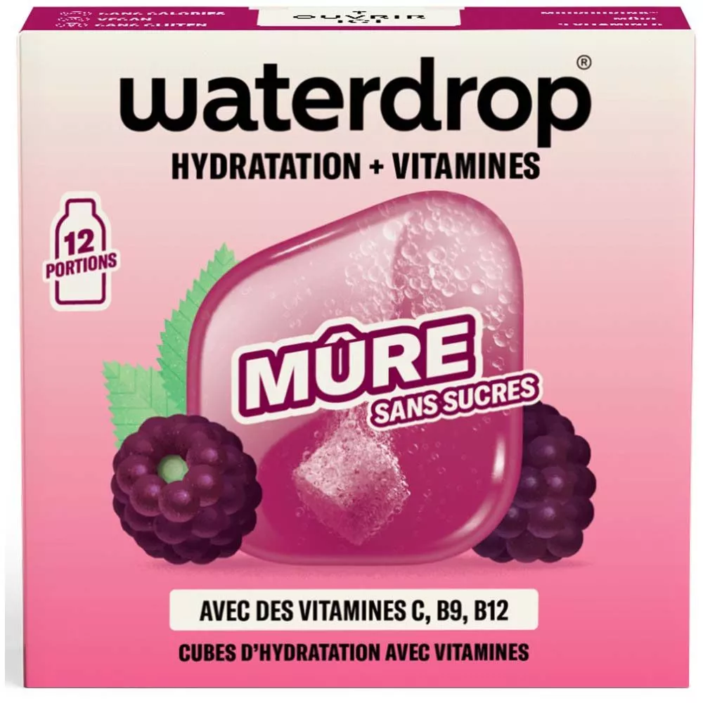 Waterdrop Snow Blackberry Microdrink x12
