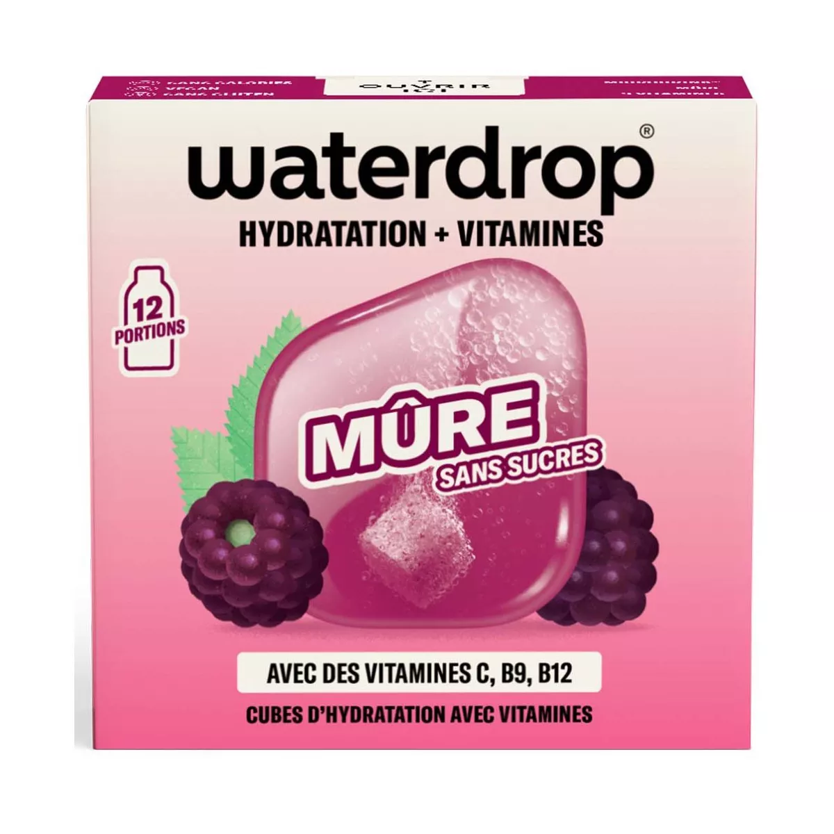 Waterdrop Snow Blackberry Microdrink x12