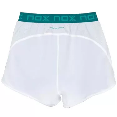 Nox Pro Dames Padelshort Wit / Groen