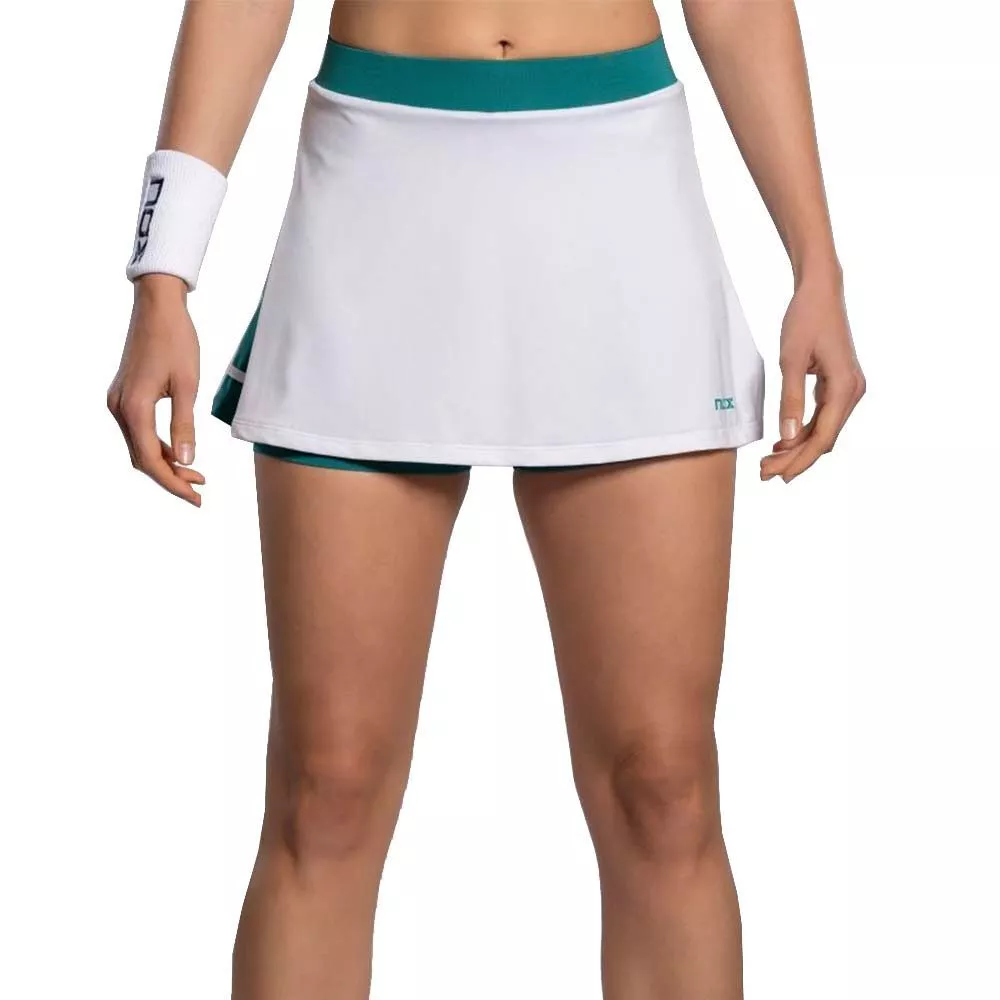 Nox Pro Dames Tennisskirt Wit / Groen