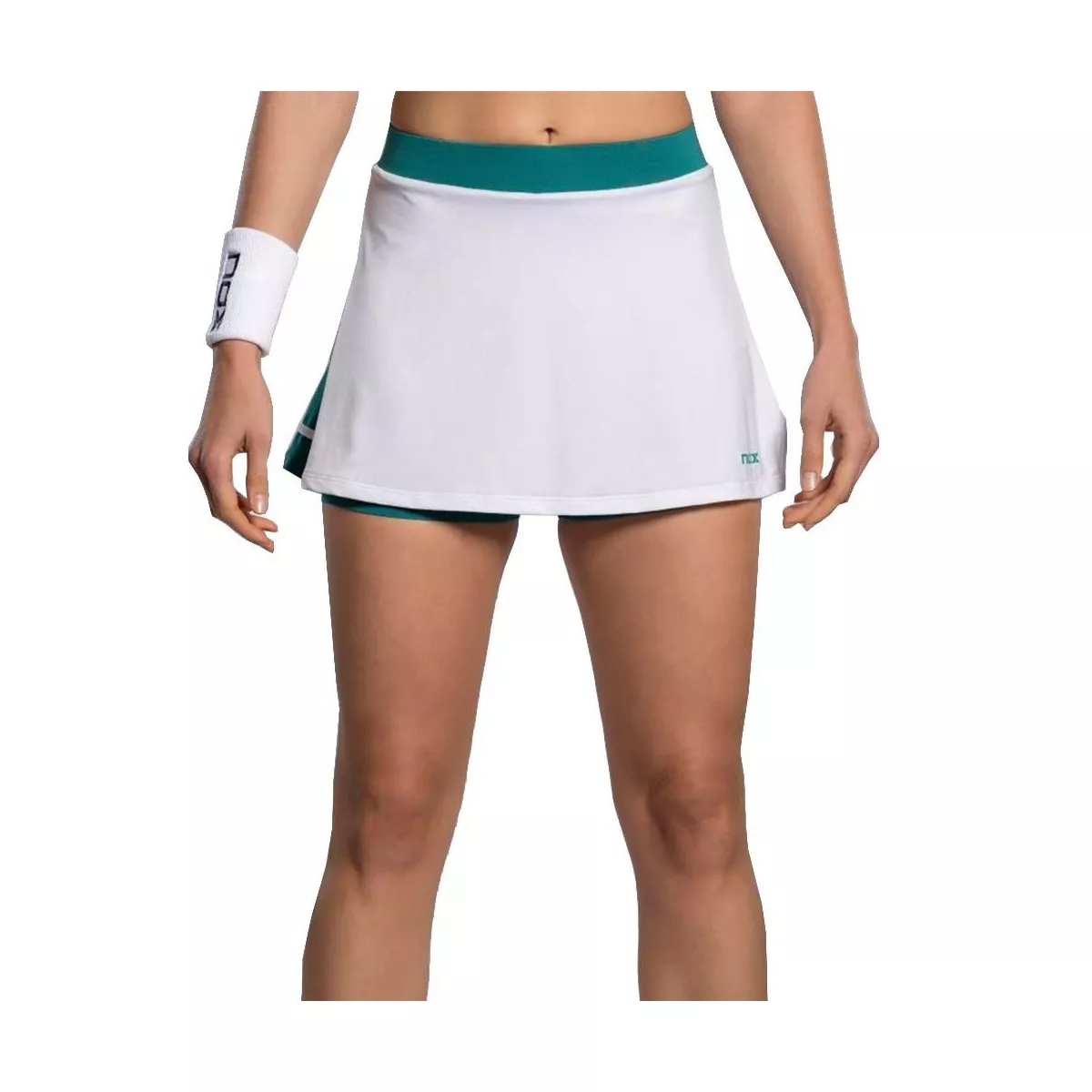Nox Pro Dames Tennisskirt Wit / Groen