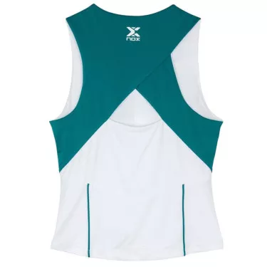 Nox Pro Dames Padel Top Wit / Groen
