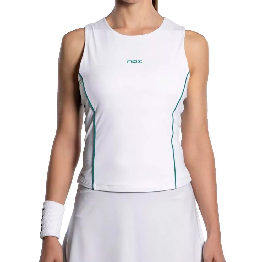 Nox Pro Dames Padel Top Wit / Groen