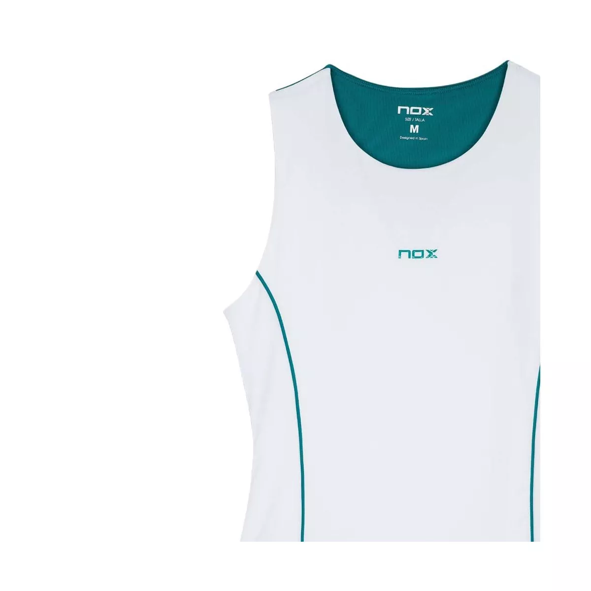 Nox Pro Dames Padel Top Wit / Groen
